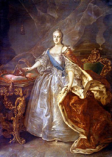 unknow artist Portrait of Catherine II of Russia oil painting image